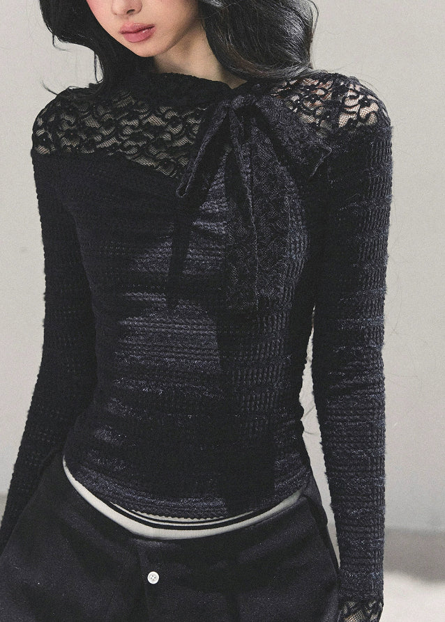 Parisian Lace Bow Top