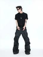 【26s Apr.】Studded Pleated Spine Structure Tee