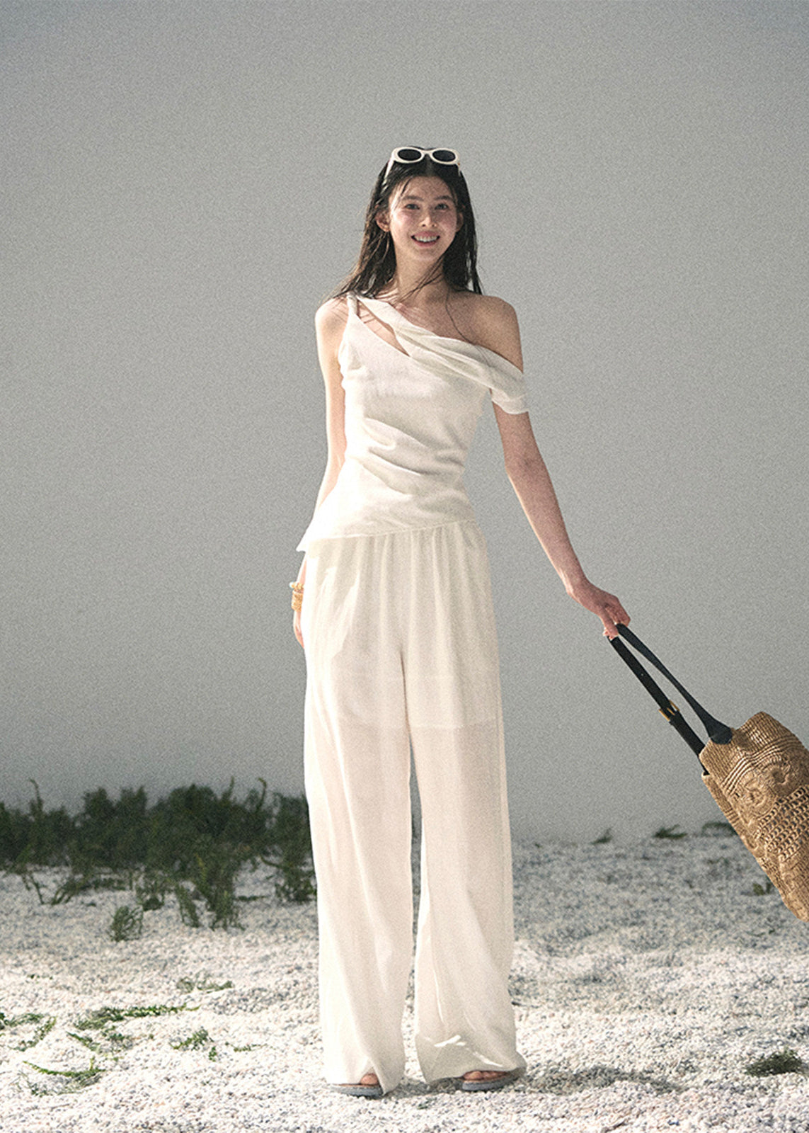 Cloud Drape Minimalist Two-Piece Set