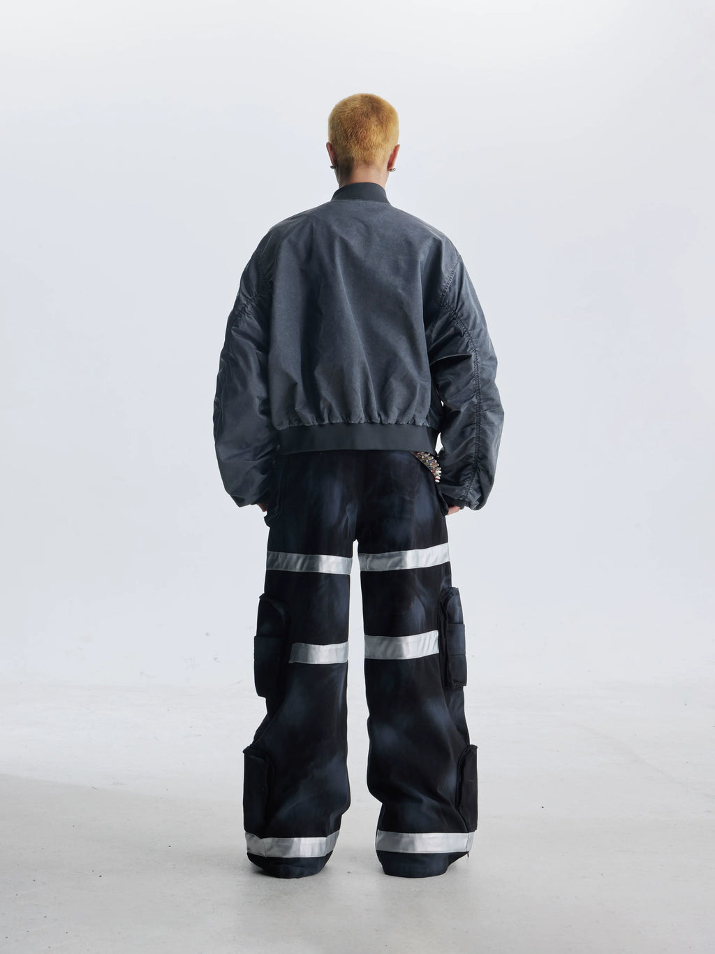 【25s Aug.】Street Dirty Dyed Multi-pocket Jeans