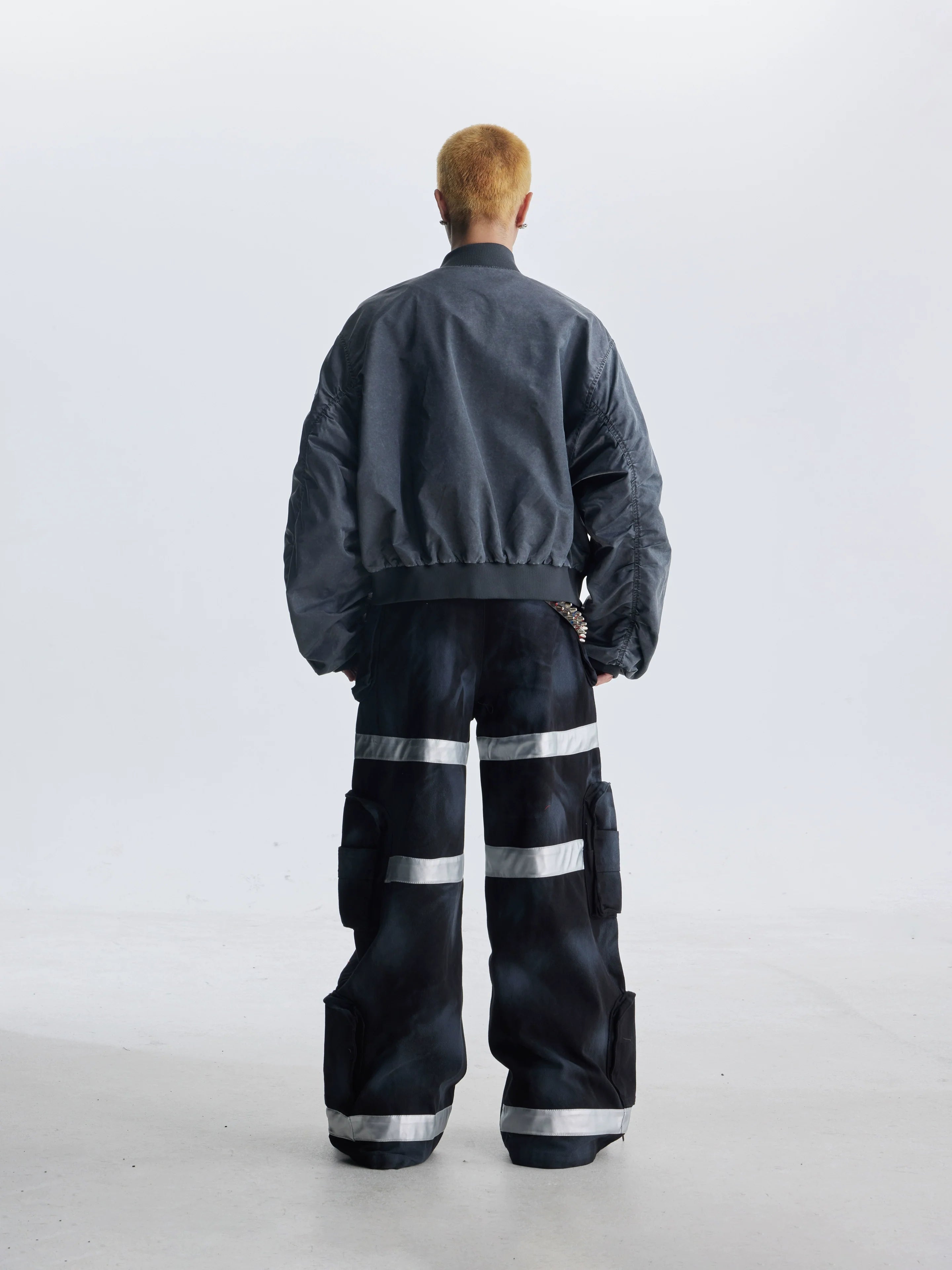 【25s Aug.】Street Dirty Dyed Multi-pocket Jeans