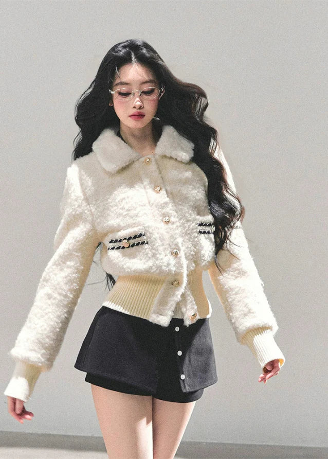 Winter Pearl Plush Jacket