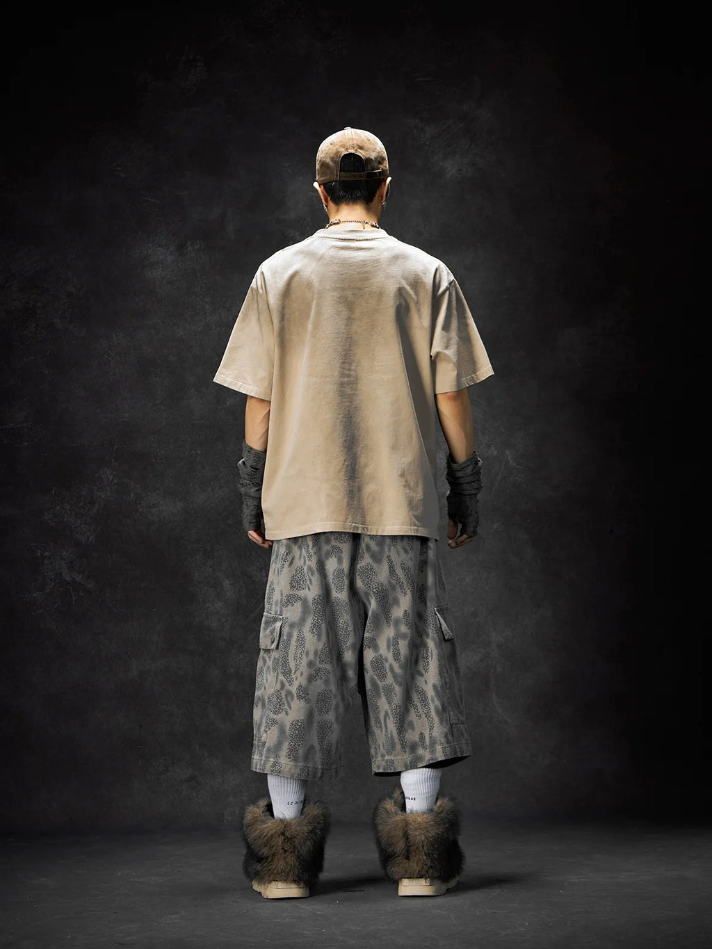 【25s Jun.】Leopard Print Ripped Pocket Cropped Pants