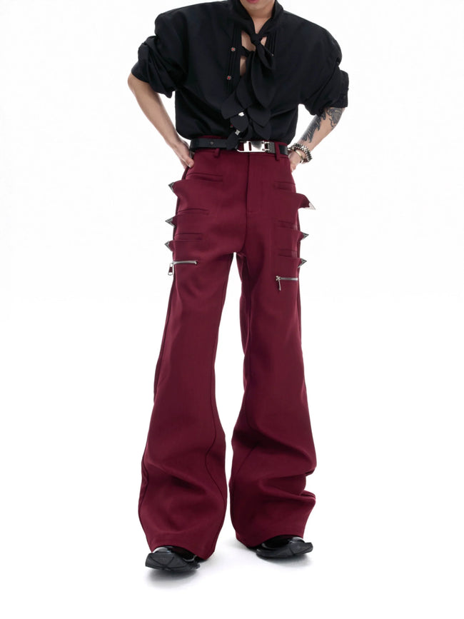 【25s Sep.】Vintage Metal Zipper 3D Pocket Pants Hover Image