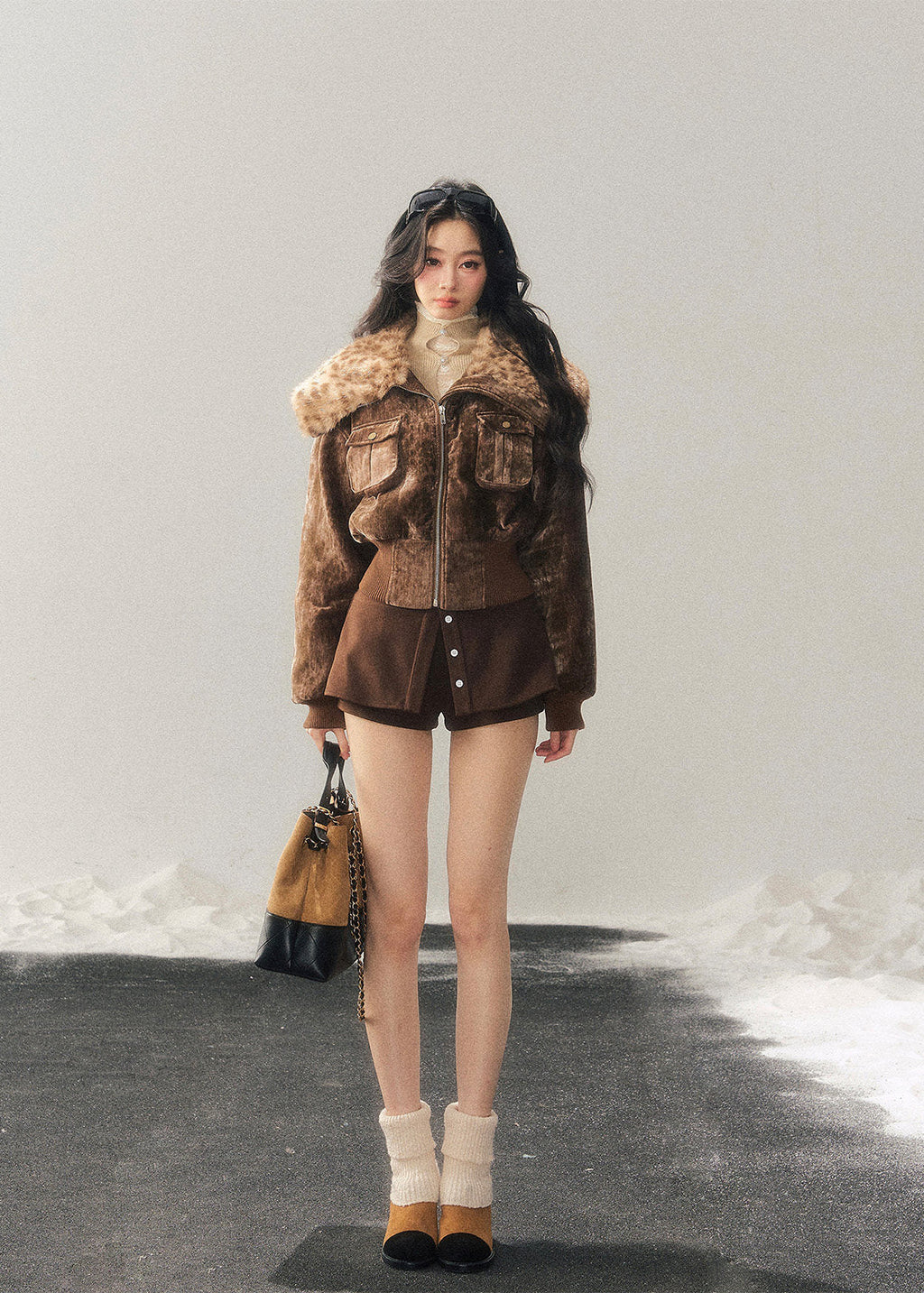Virtual Focus Leopard Jacket