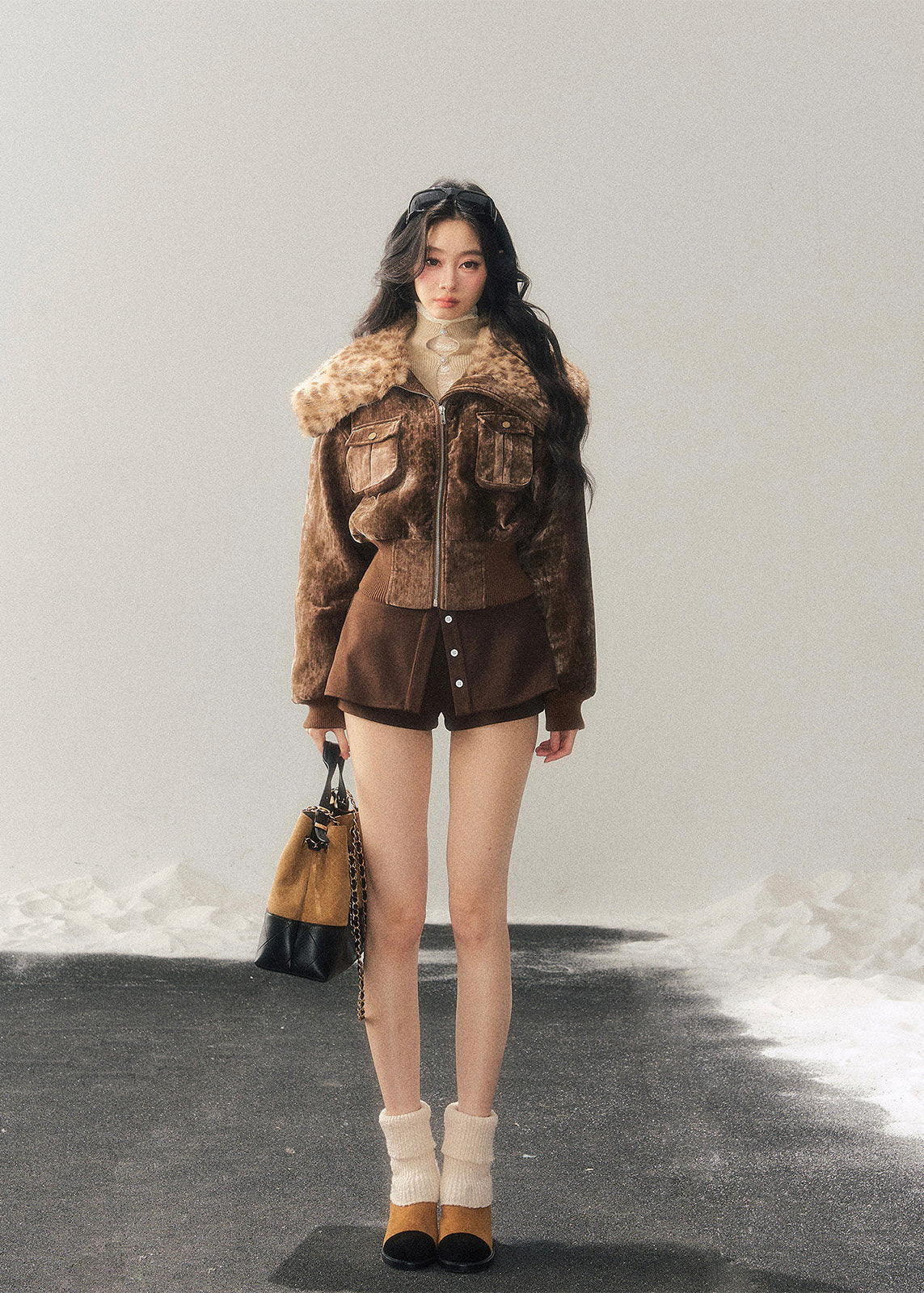 Virtual Focus Leopard Jacket