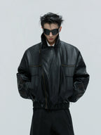 【25s Nov.】Distressed Embossed Detachable Fur Collar Thickened Cotton Coat