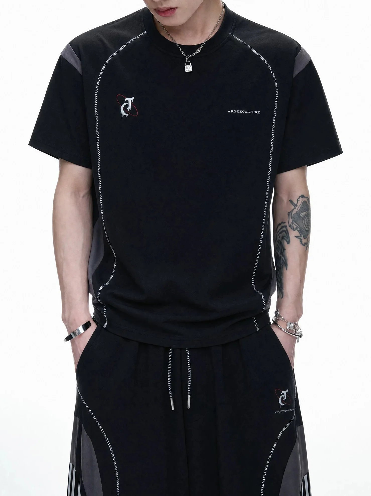Contrast Cooling Sport Top / Pants