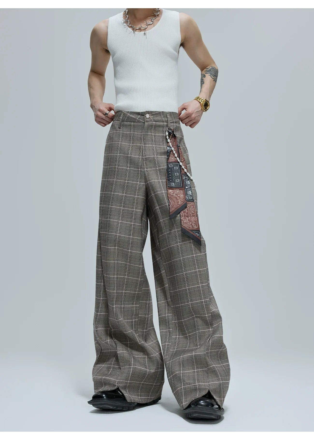 【25s Oct.】Pearl Houndstooth Lapel Jacket/Pants