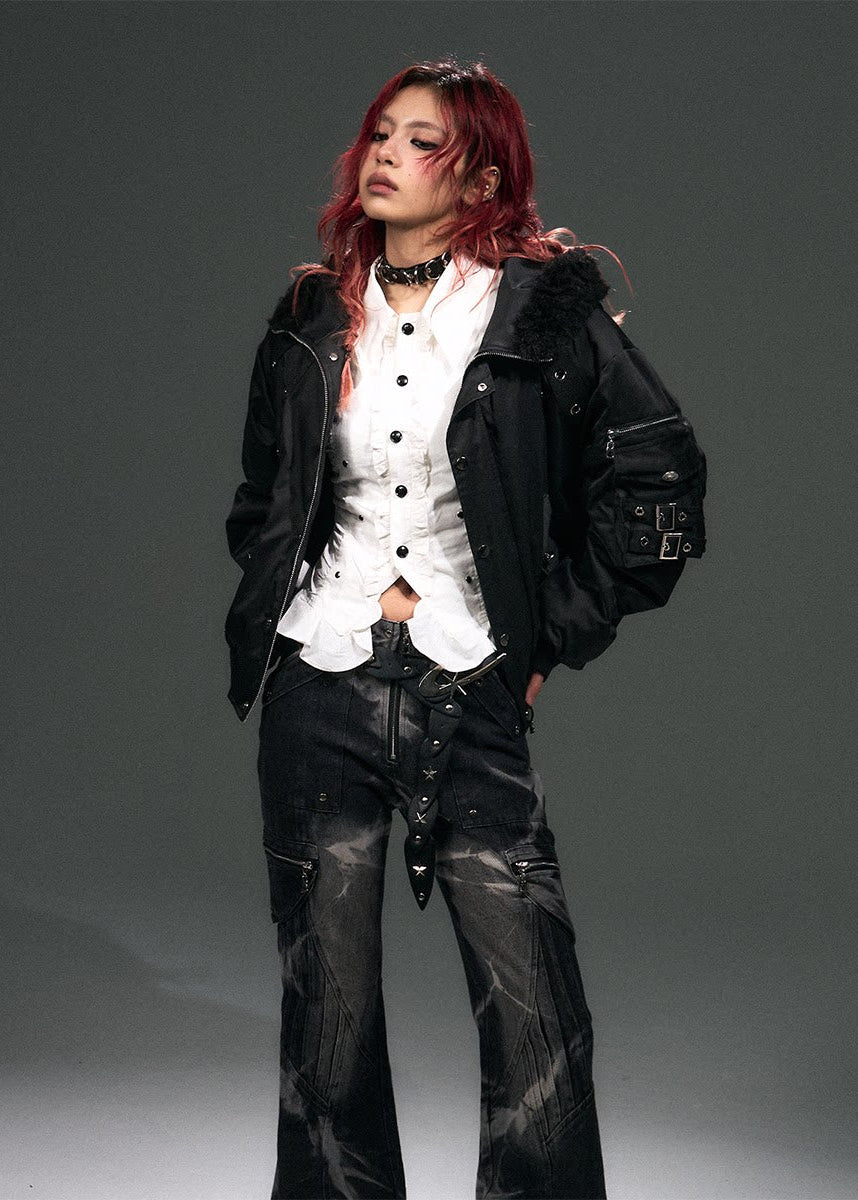 Riot Halo Fur Hood Jacket