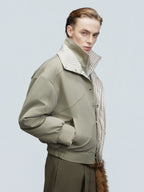 【25s Nov.】Washed Striped Thickened Cotton Coat