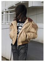 Shibuya MA-1 Fur Collar Bomber Jacket