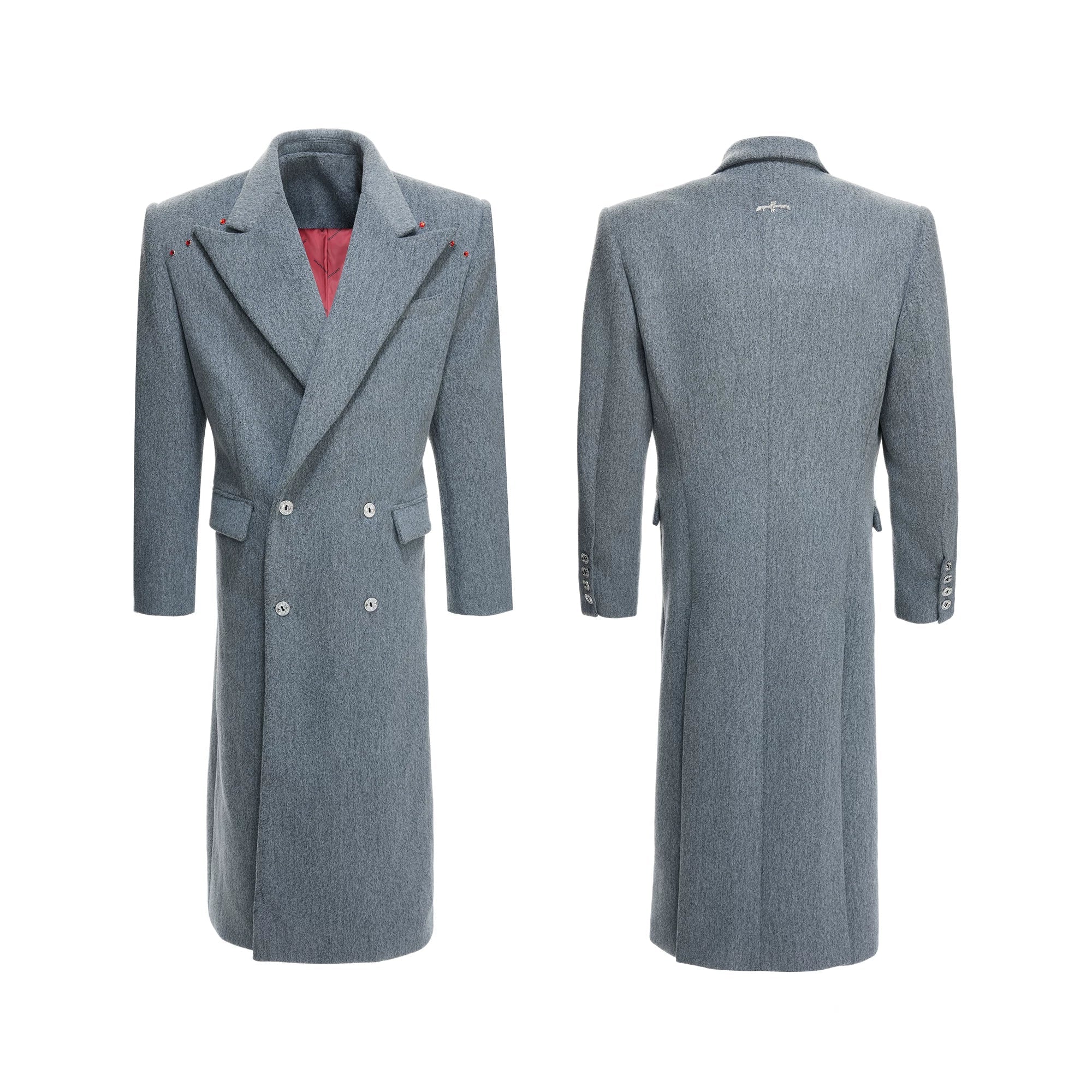 【26s Feb.】Structured Double-Breasted Wool Long Coat