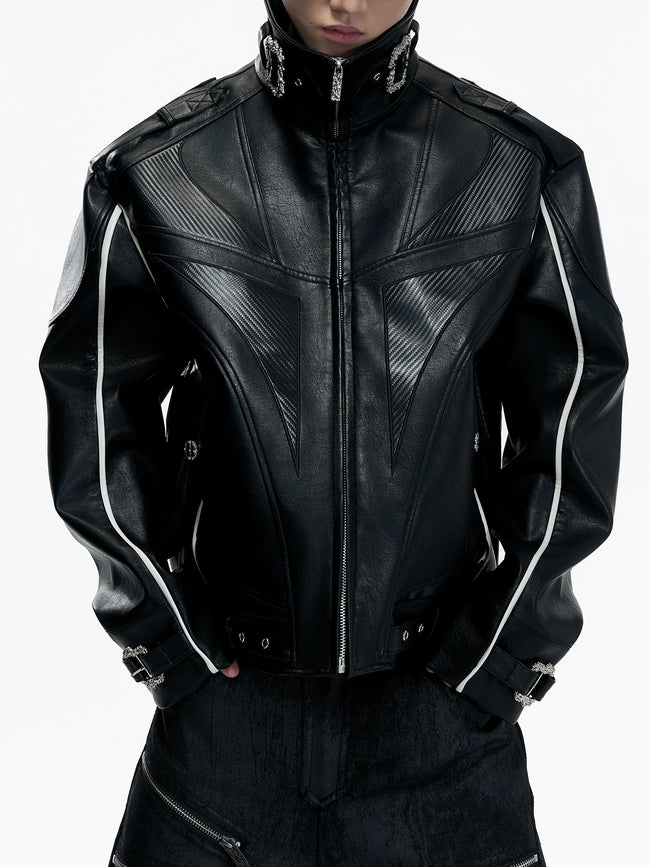 【26s Mar.】Carbon-Boned Royal Buckle Leather Jacket Main Image