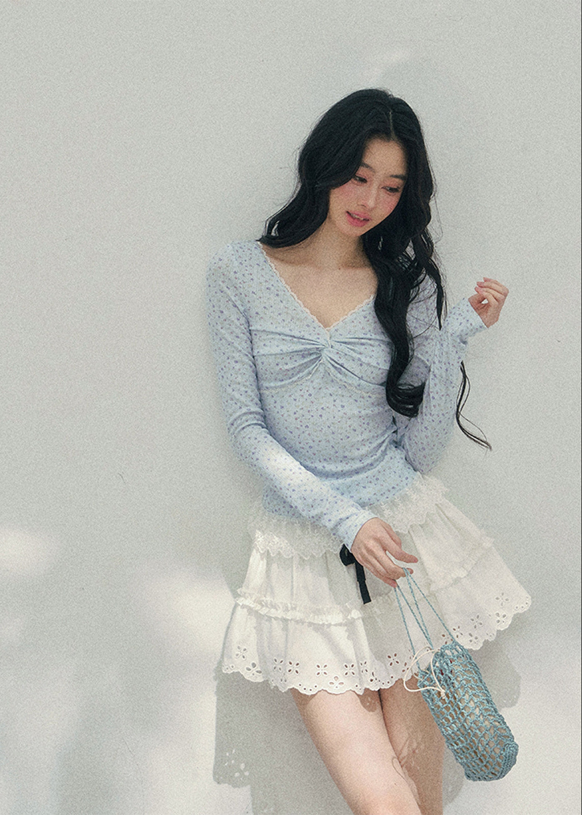 Heartbeat Lace Back Top