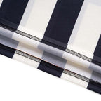 Vintage Letter Stripe Polo Jersey