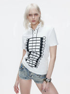 Napoleon Chain Embroidered Polo Tee