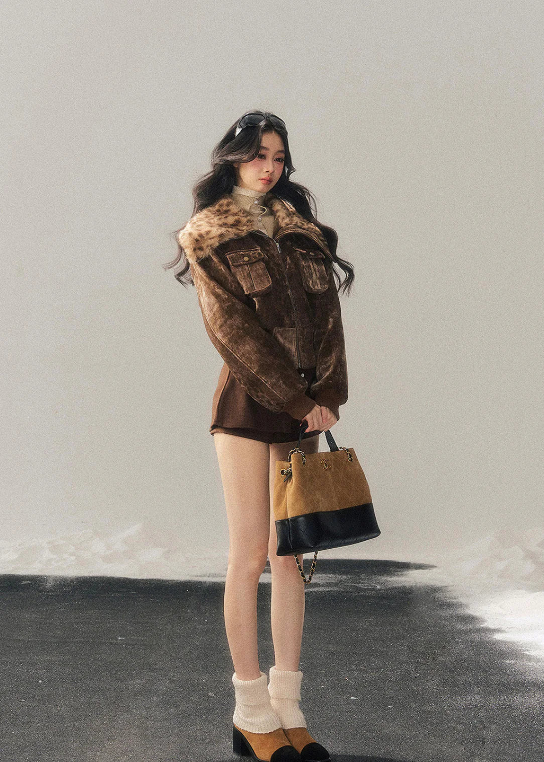 Virtual Focus Leopard Jacket