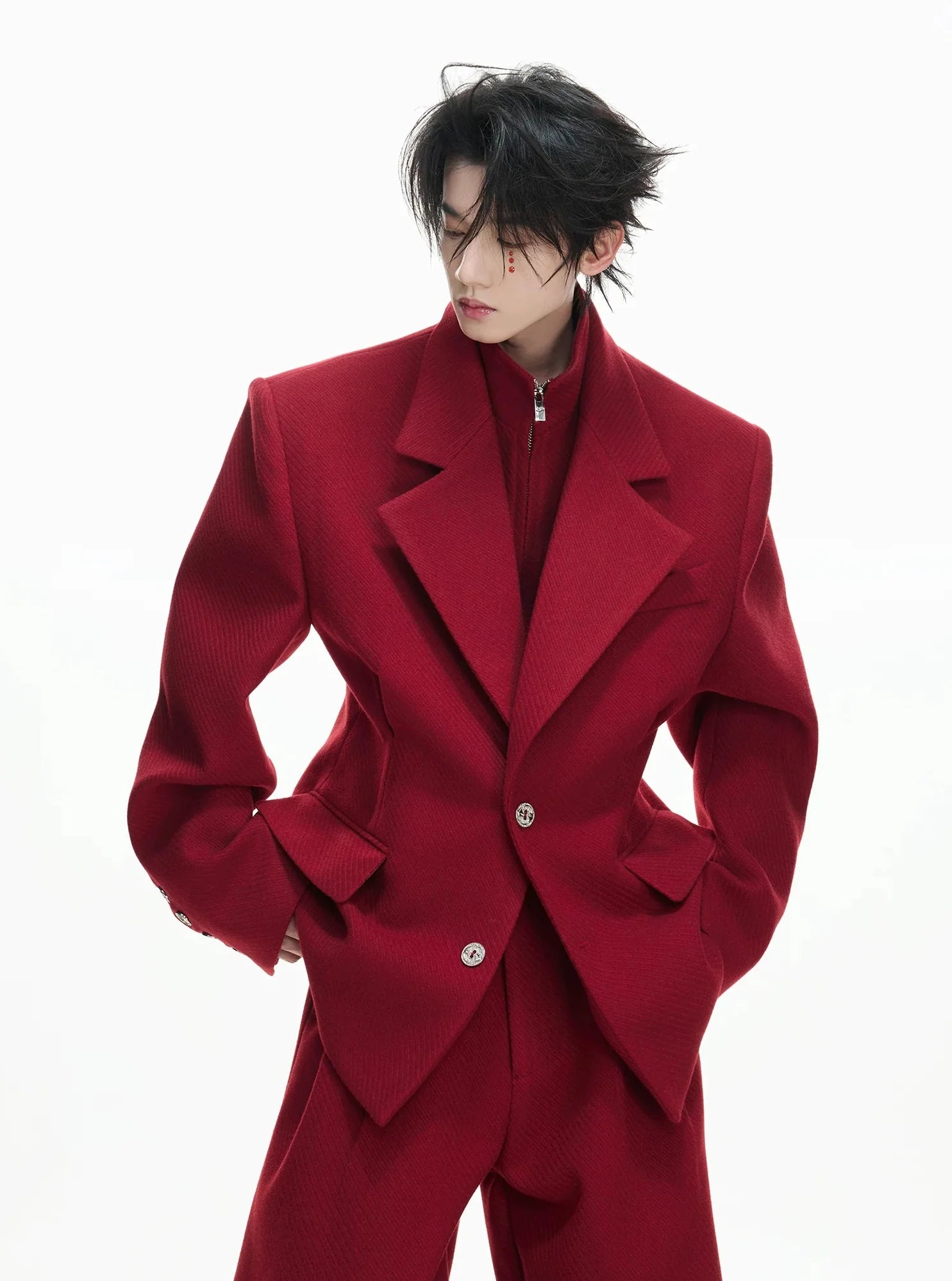 【26s Feb.】Layered Silhouette Tailored Suit Set
