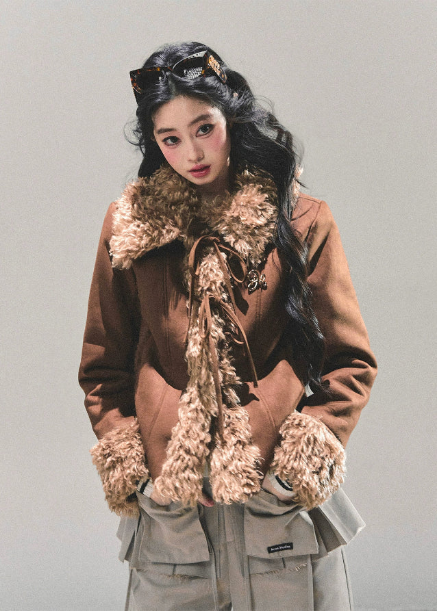 Winter Melt French Fur Jacket