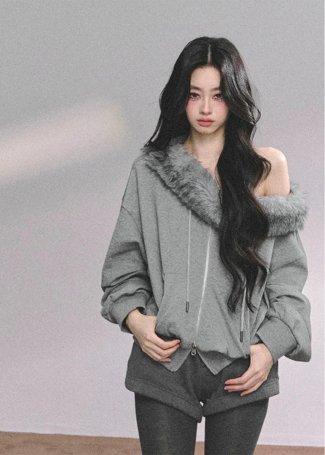 Nordic Neige Fur-Trimmed Winter Set