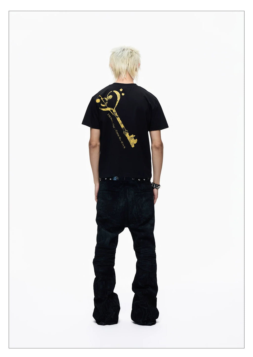 Vintage Rock Band Graphic Cropped Tee