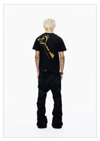 Vintage Rock Band Graphic Cropped Tee