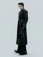 【25s Nov.】Heavy Deconstructed Crocodile Leather Coat