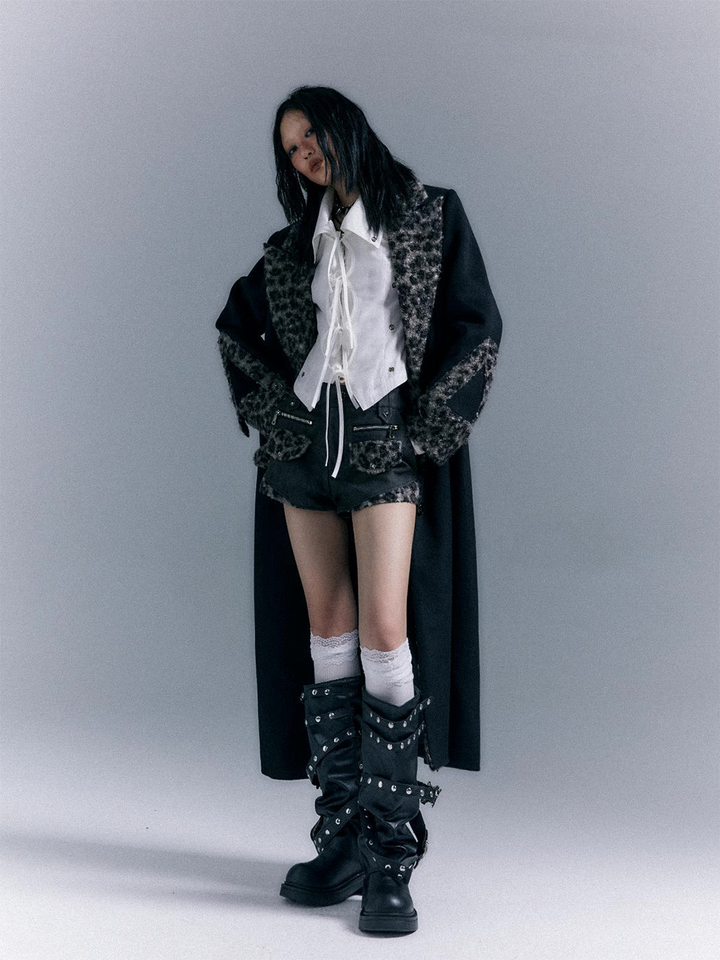 Shoulder pad coat jacket