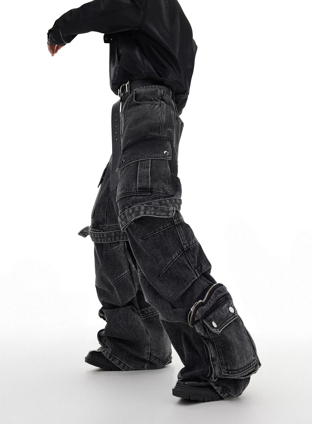 【26s Feb.】Deconstructed Cargo Wide-Leg Denim