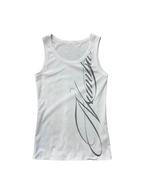 Script Graphic Compression Tank Top