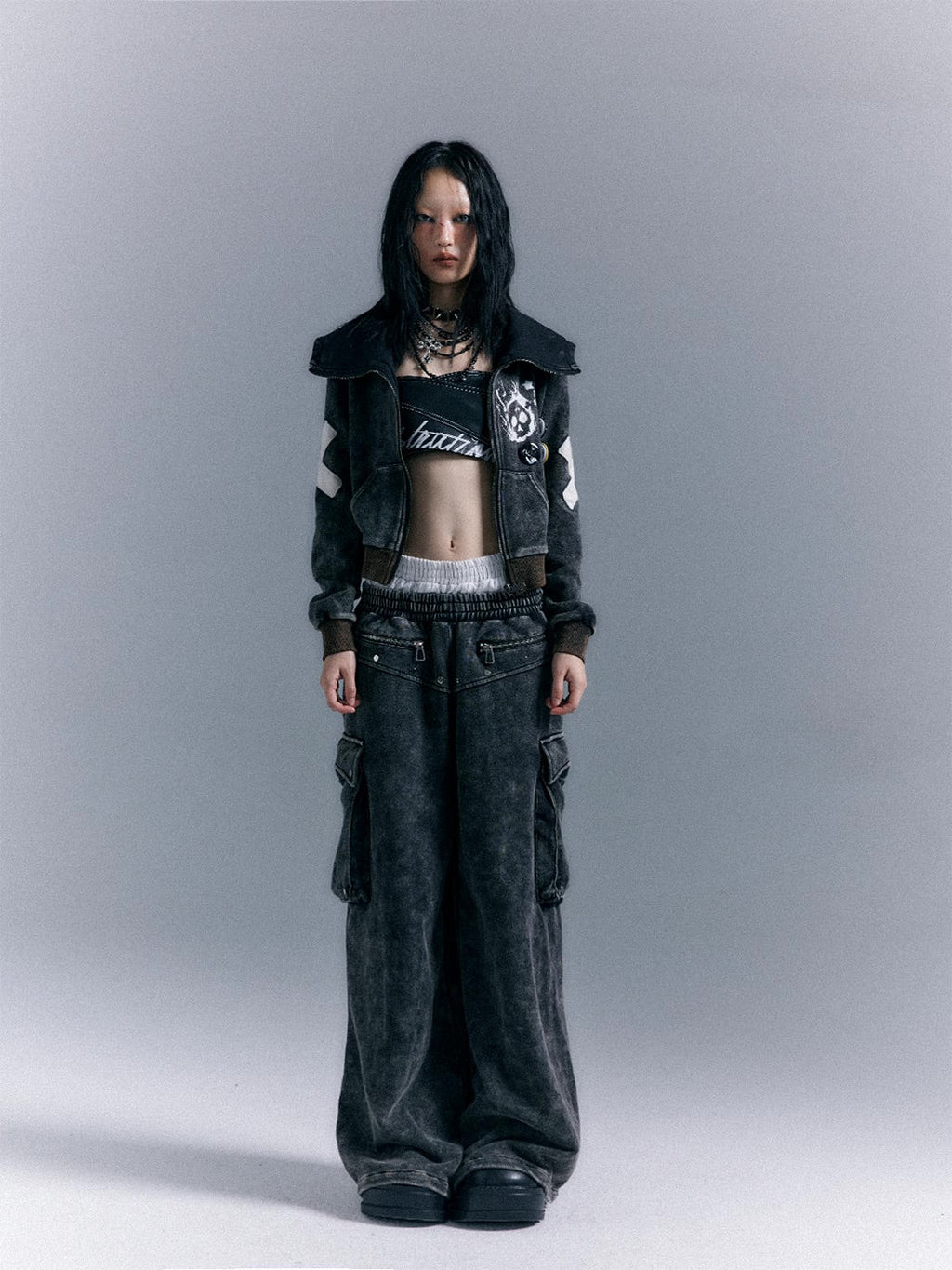 Double waist sweatpants