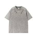 【25s Aug.】Vintage Printed Rhinestone Short Sleeve T-Shirt