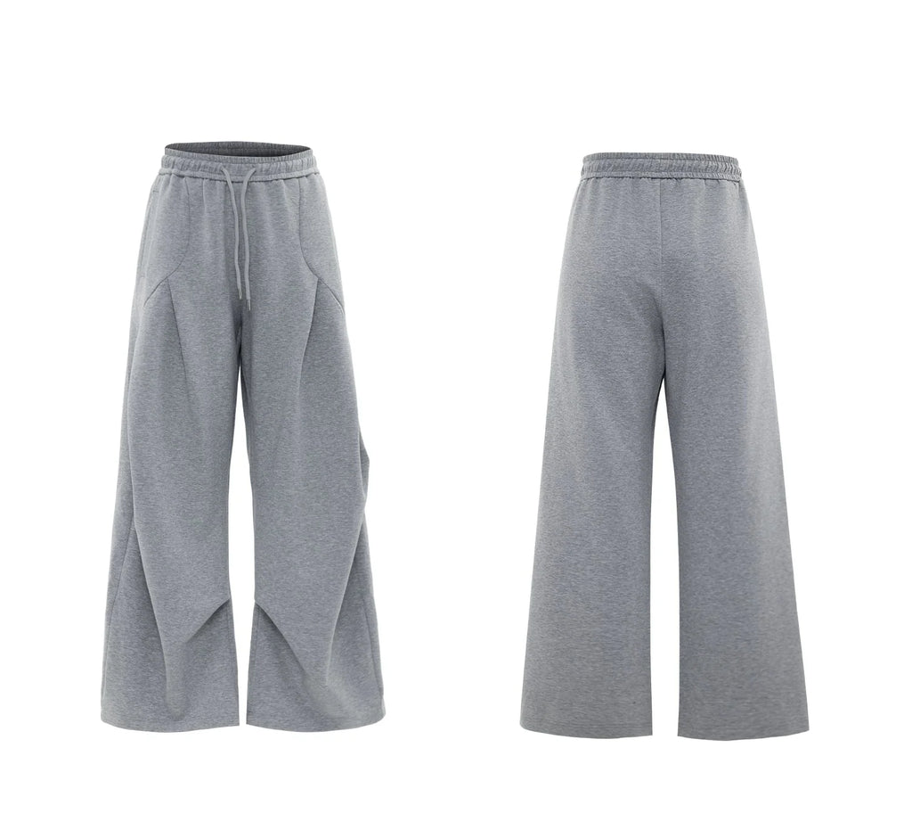 【25s Jun.】V-neck Padded Sportswear Set with Elegant Pleats