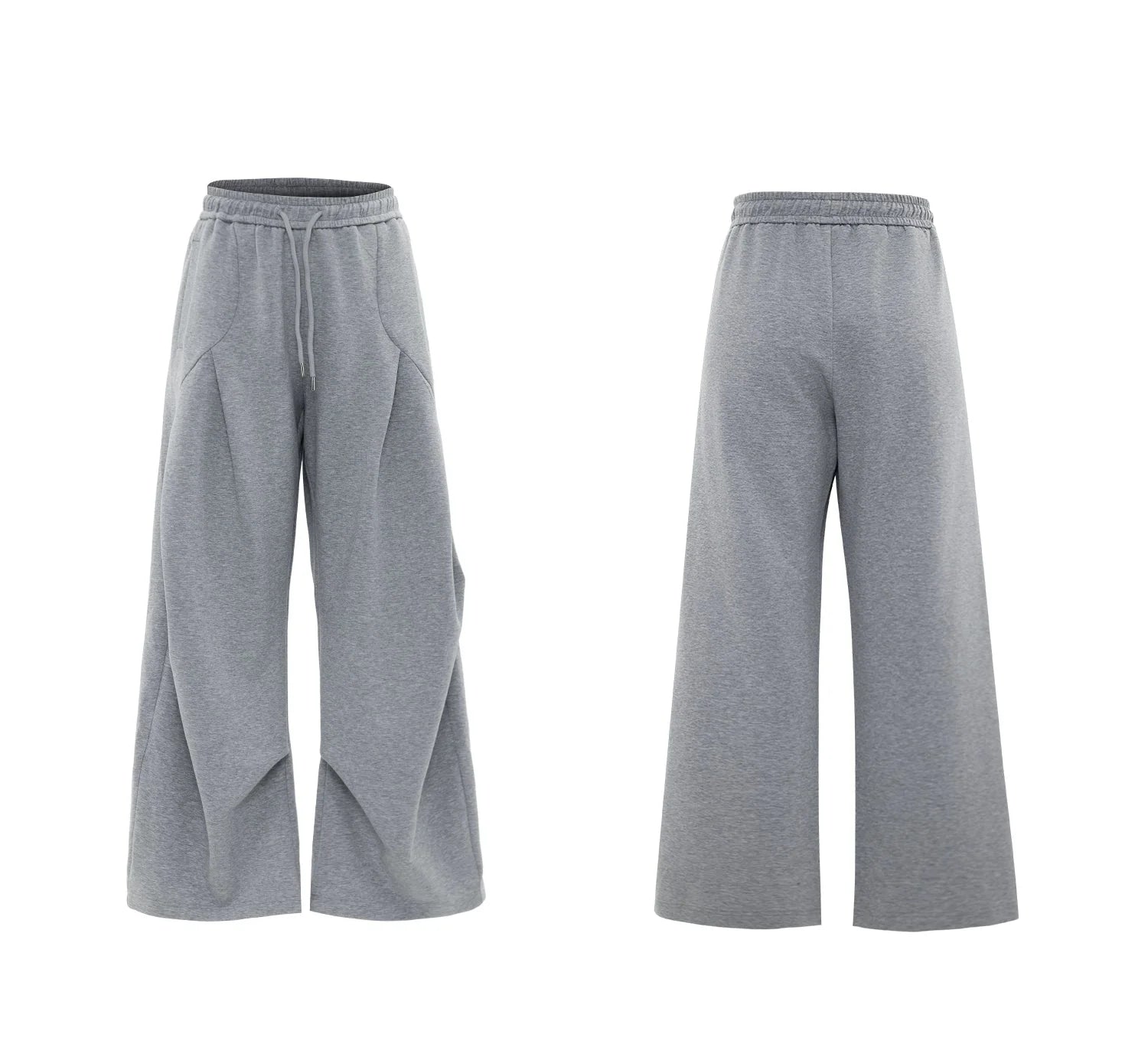 【25s Jun.】V-neck Padded Sportswear Set with Elegant Pleats