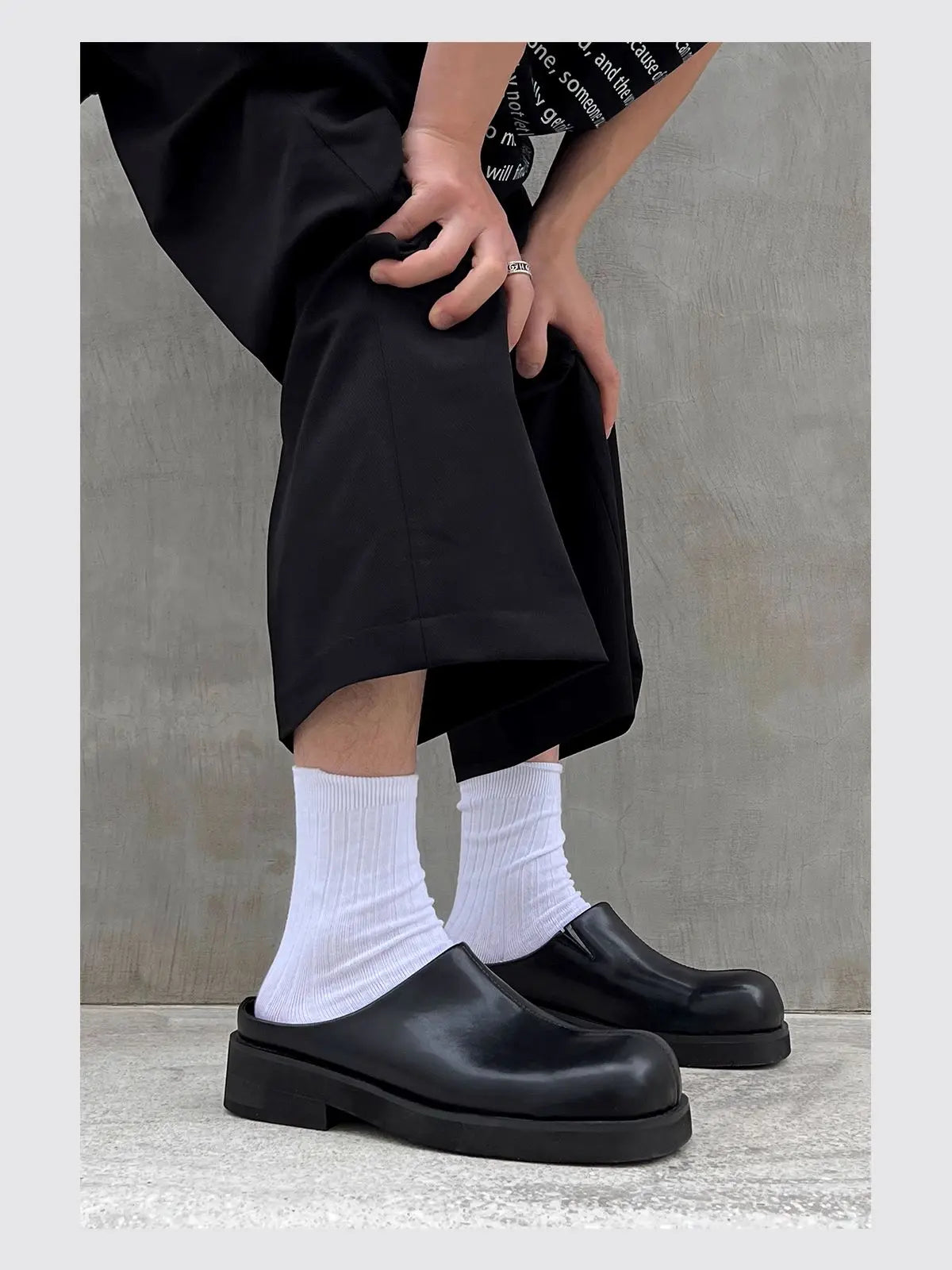 Platform Toe Derby Shoes