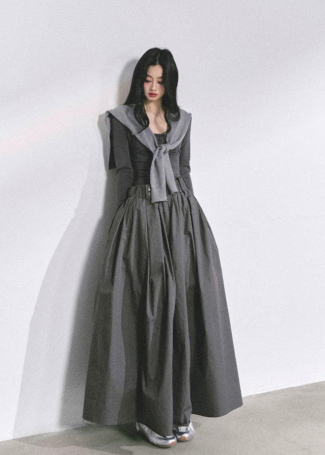 Chic Noir Slim Maxi