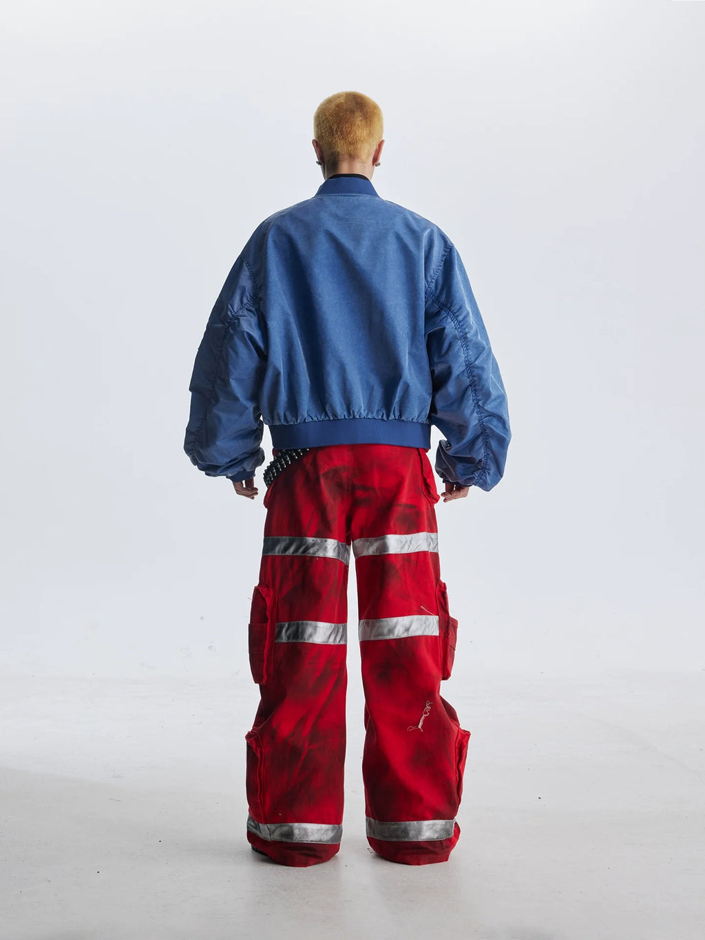【25s Aug.】Street Dirty Dyed Multi-pocket Jeans