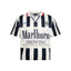 Vintage Letter Stripe Polo Jersey