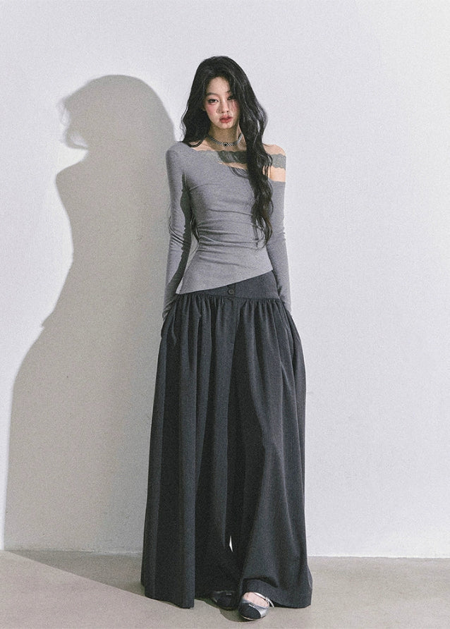 Parisien Asymmetry Lace Blouse