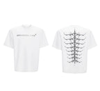 【25s Apr.】Heavy Rivet Spine Embroidered T-shirt