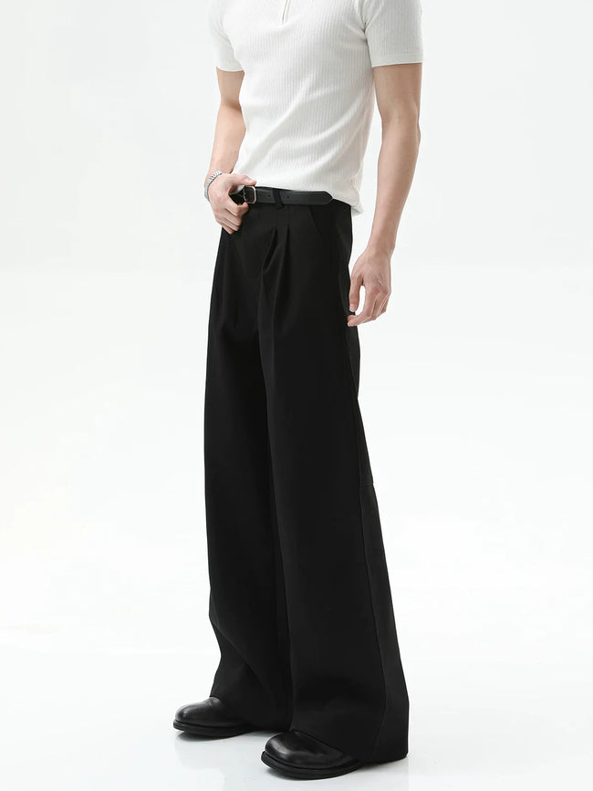 【26s Jan.】Sculpted Panel Straight-Leg Tailored Trousers Main Image