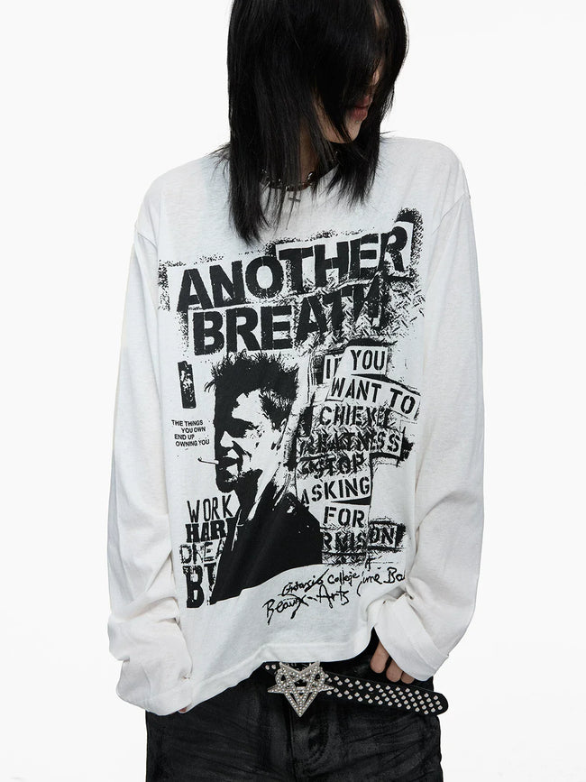 Punk Graphic Long Sleeve Tee Main Image