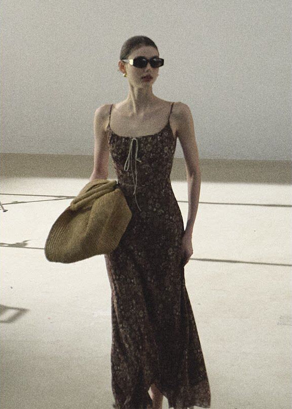 Sun Veil Floral Camisole Dress