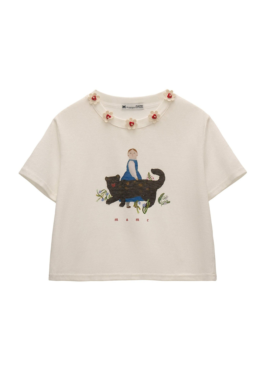 Panther Art Cropped T-Shirt
