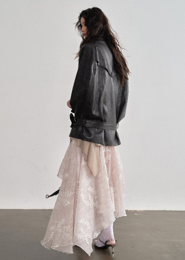 Ebony Flow Cape Jacket