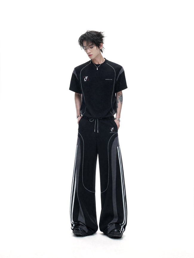 Contrast Cooling Sport Top / Pants Hover Image