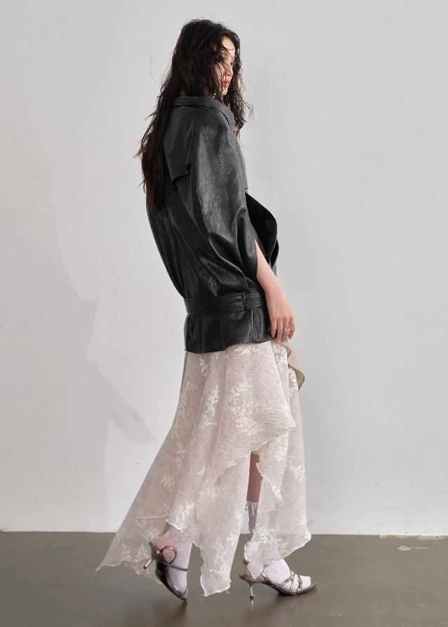 Ebony Flow Cape Jacket