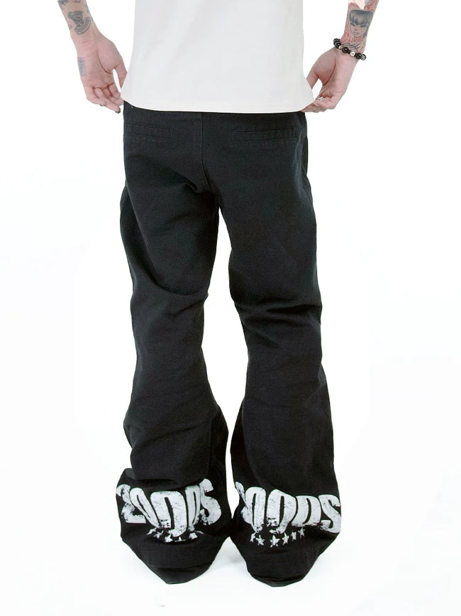 【25s Aug.】Curved Blade Double-Cuff Buttoned Canvas Pants Main Image