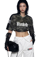 Camo Panel Jersey Street Tee